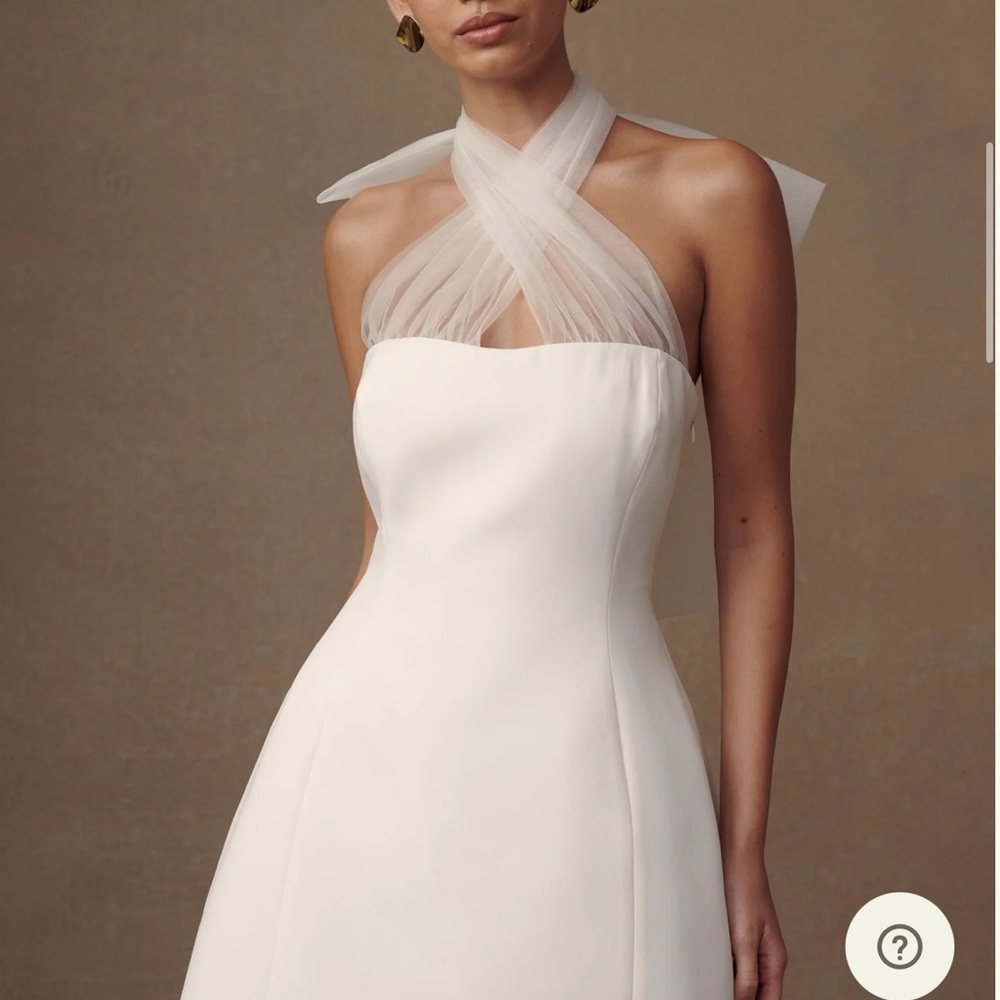 Meshki Strapless White Dress